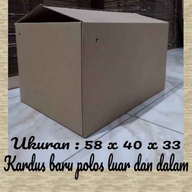 

Kardus/kardus packing/kardus baru/polos luar dan dalam/bahan keras dan kuat