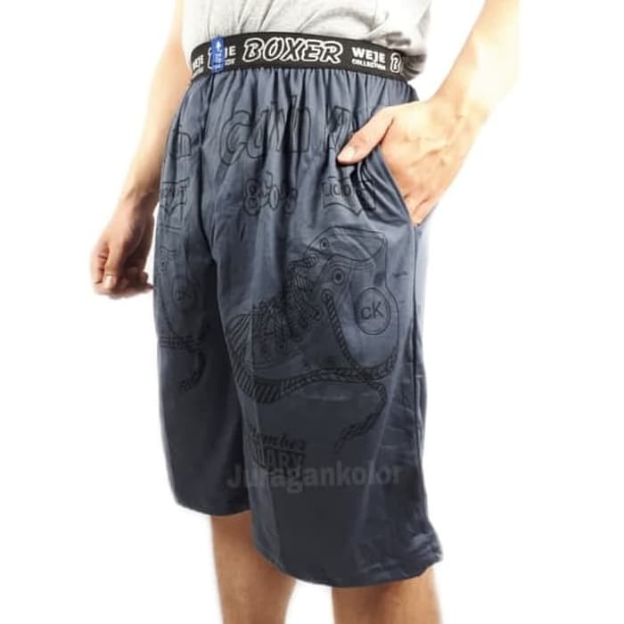 Dijual Celana Pendek Boxer JUMBO kaos -B.K.J Murah