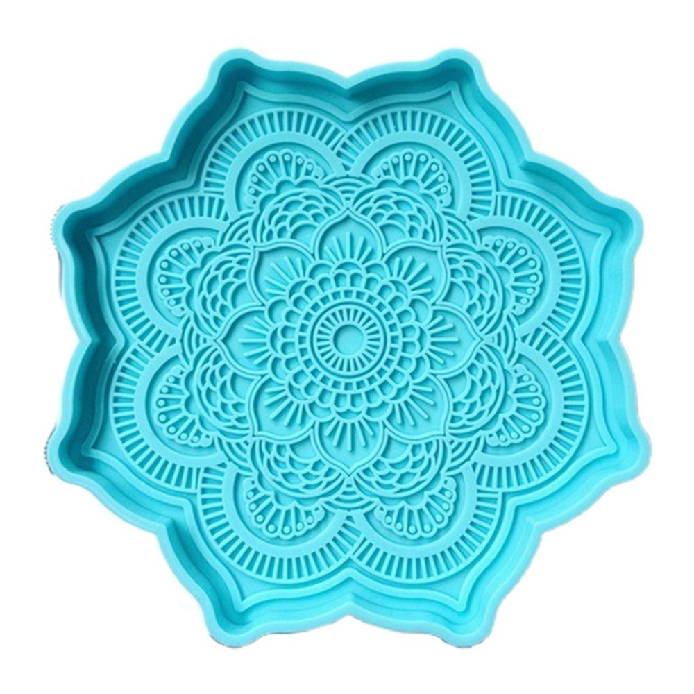 Solighter Tatakan Gelas Untuk Minuman Membuat Alat DIY Kerajinan Tray Cup Mat Casting Cetakan Silikon Silicone Drink Coaster
