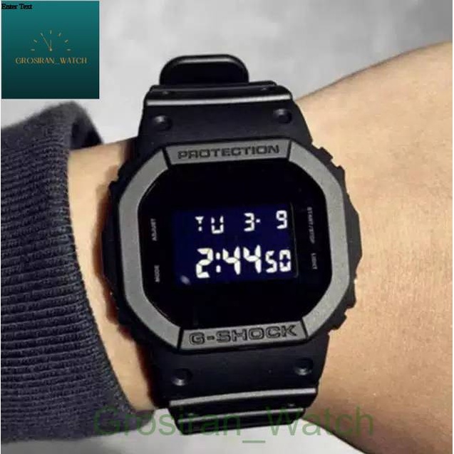 Jam Tangan Pria Sporty Casio Gshock GLS5600 Black [G_W]