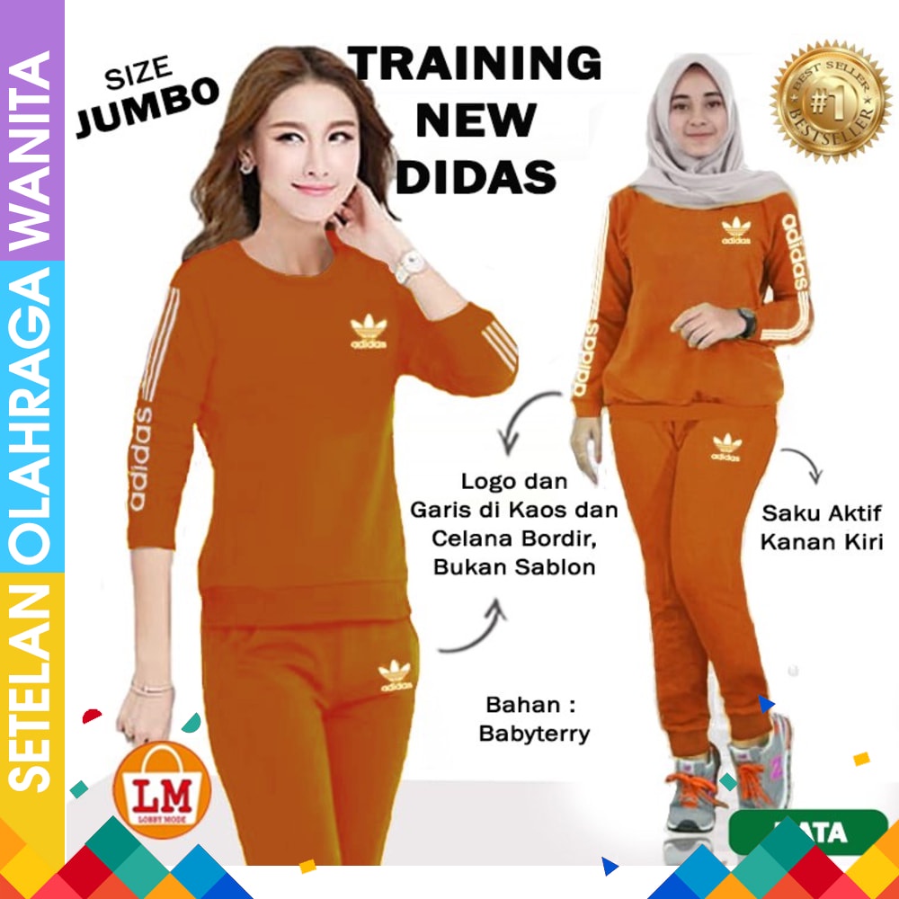 Baju Olahraga Muslimah Buntiq Setelan Kaos Olahraga dan Celana Olahraga Muslimah Baju senam muslim