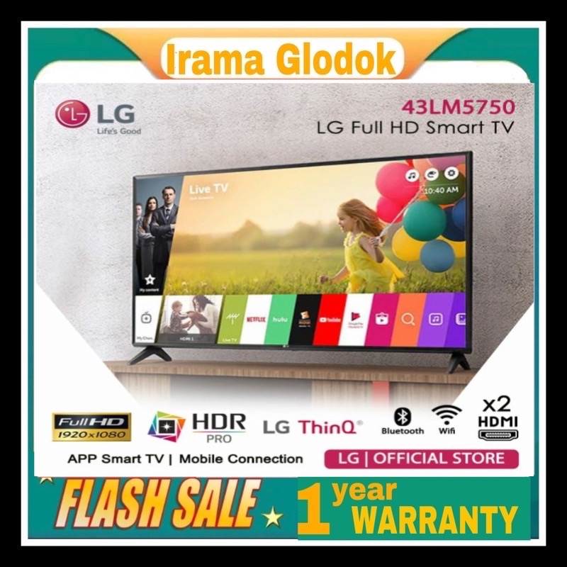 LED Smart TV LG 43 Inch 43LM5750 43LM5750PTC FHD