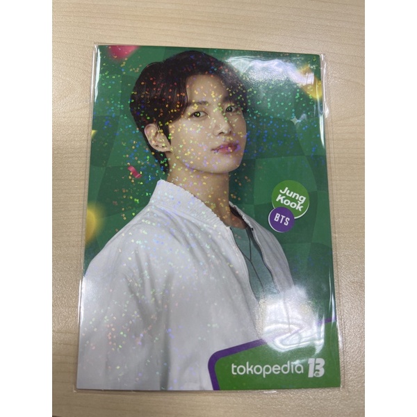Postcard Holo BTS toko hijau - Jeon Jungkook BTS