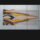 STIKER STRIPING LIST BODY JUPITER Z 2005 ORANGE