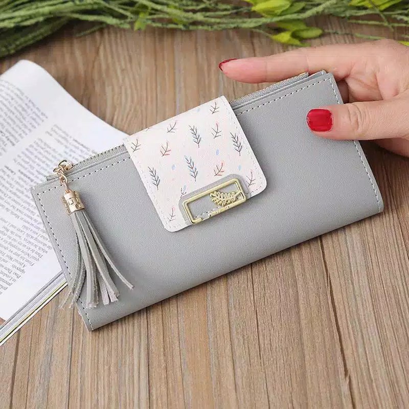 Charyatink - Dompet Kartu Pouch Wanita Terbaru Murah Simple Kekinian Panjang Wanita Korea