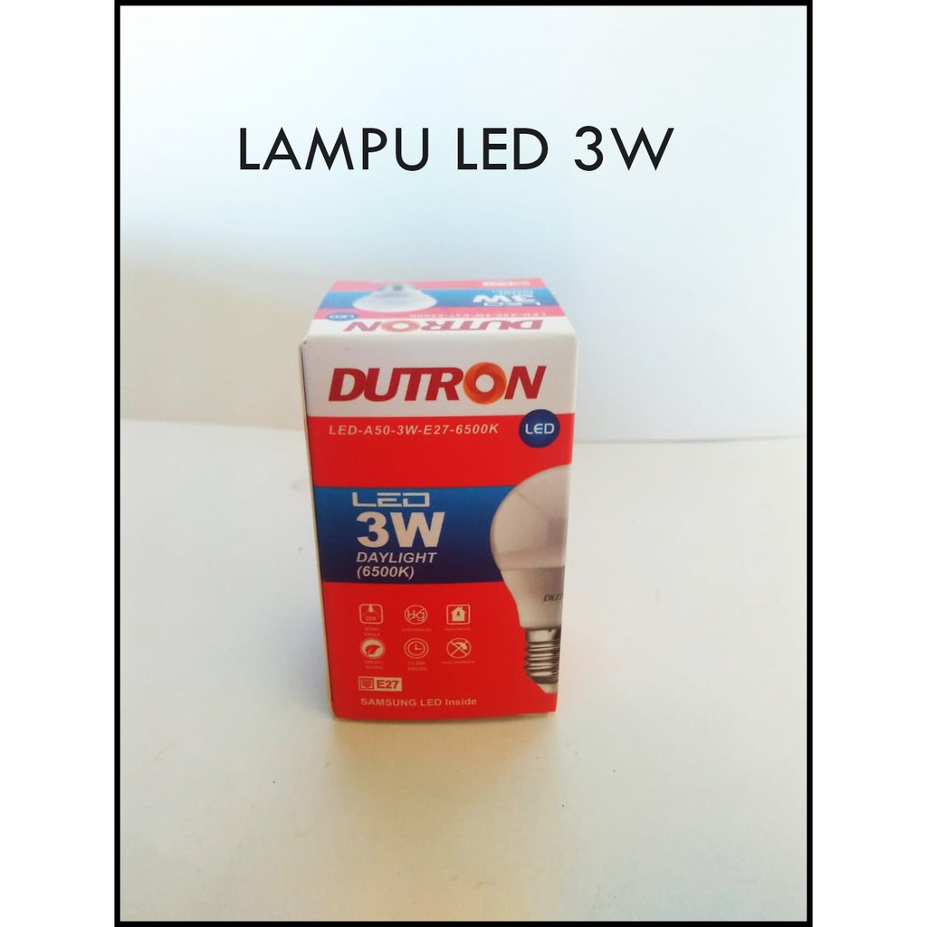 LAMPU DUTRON LED BULB 3W