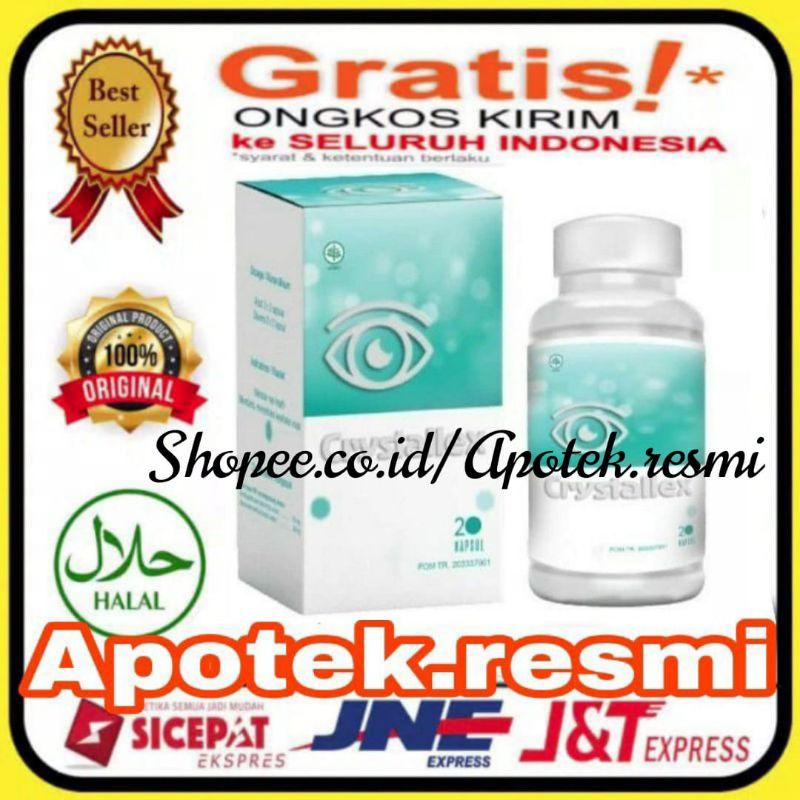 Crystallex Asli Suplemen Premium Membantu Mengobati Segala Penyakit Mata Original