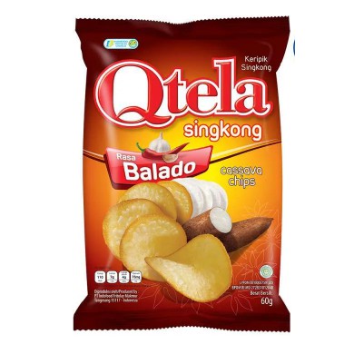 

Makanan Ringan Qtela Singkong Rasa Balado 60 g