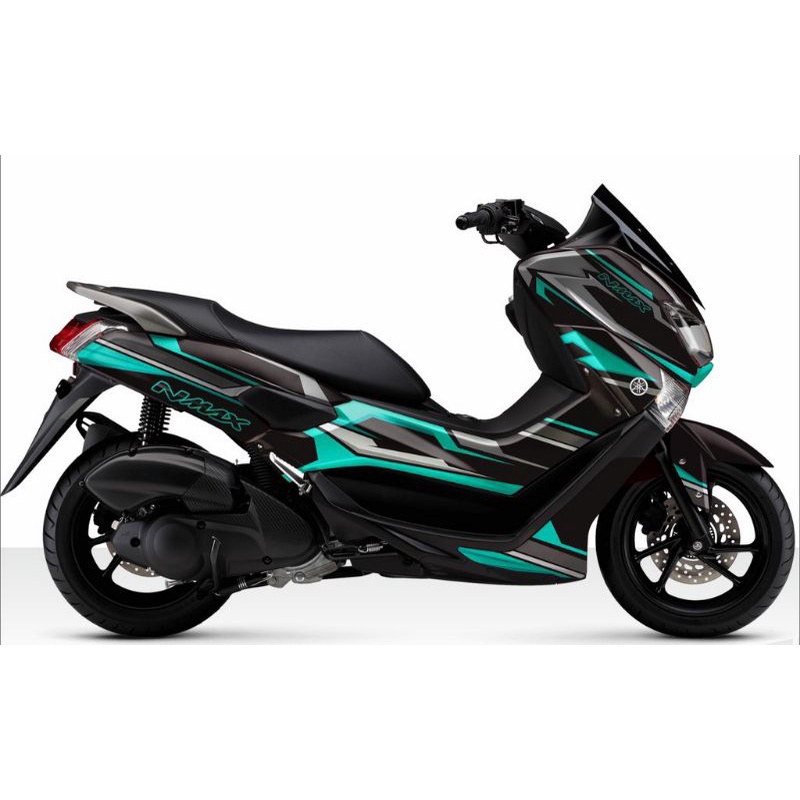 Decal Sticker Nmax Old 155 Fullbody Minimalis Strip Tosca