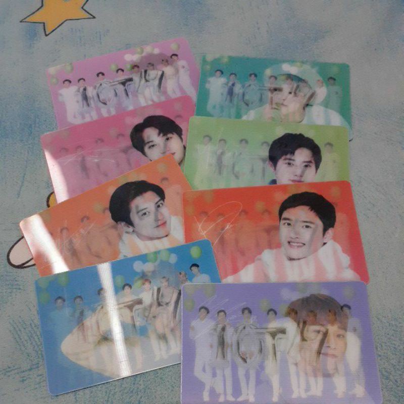 EXO LENTICULAR CARD NATURE REPUBLIC 10TH ANNIVERSARY