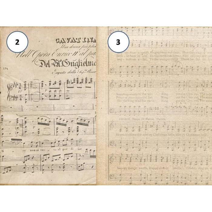 Kertas Scrapbook - Vintage Music Paper_FFH Design