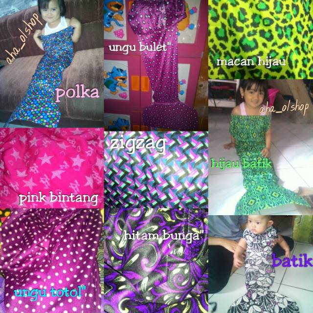 Kostum Mermaid Costum Mermaid Kostum Putri Duyung Baju Putri Duyung Shopee Indonesia