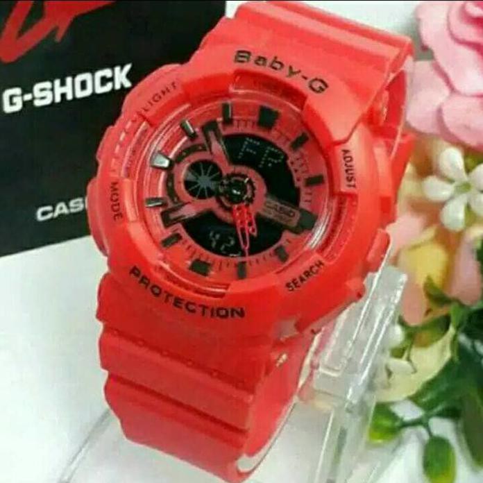 Cuci Gudang Jam Tangan Casio Baby G Warna Merah Ping Biru