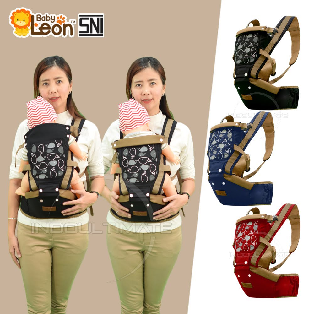 5in1 hipseat Gendongan Anak Depan Multi fungsi Gendongan Anti Capek Baby Carrier kanguru BY-6075