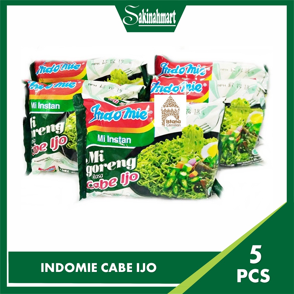 

Indomie Goreng Cabe Ijo 5PCS
