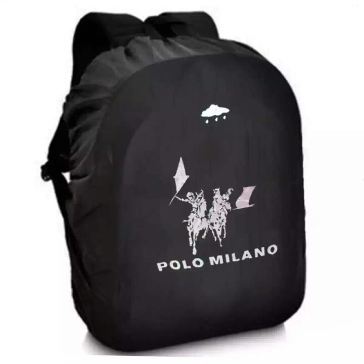 Polo Milano Tas Ransel Pria Tas Fashion Pria Tas Ransel 18 Inchi Original - Coffe