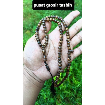 Tasbih kayu gaharu 6mm kalung tasbih pria keren tasbih gaharu asli tasbih kayu gaharu asli kalimanta