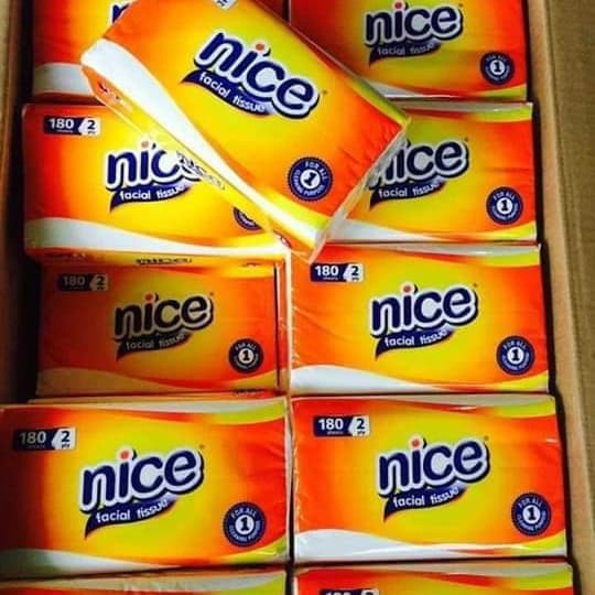 Tissue NICE Facial Tissue 180 Sheets 2 Ply / Tisu Nice 2Ply