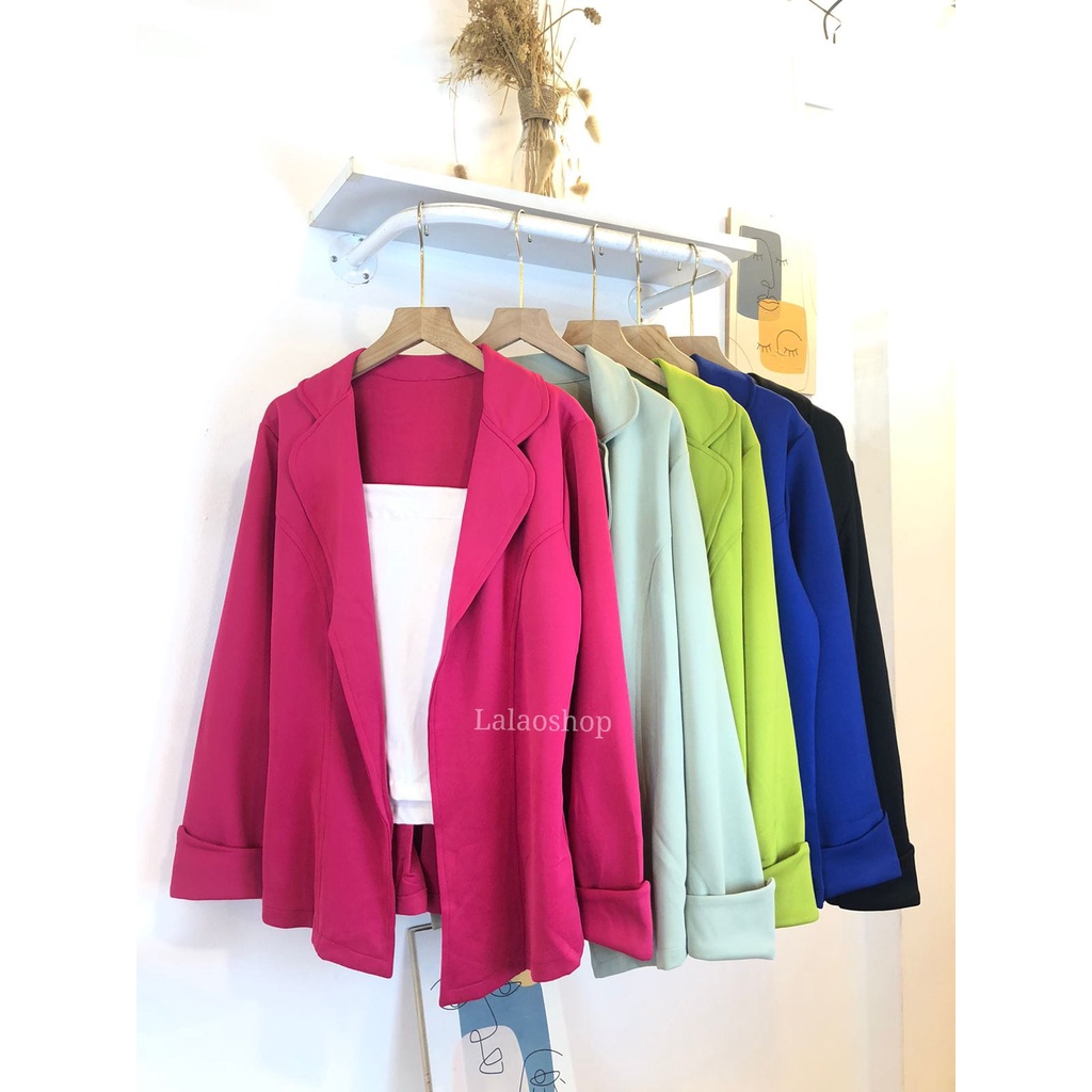 Bianca Blazer Premium Tebal | Outer Hangout Casual Formal Office | Blazer kampus tebal |