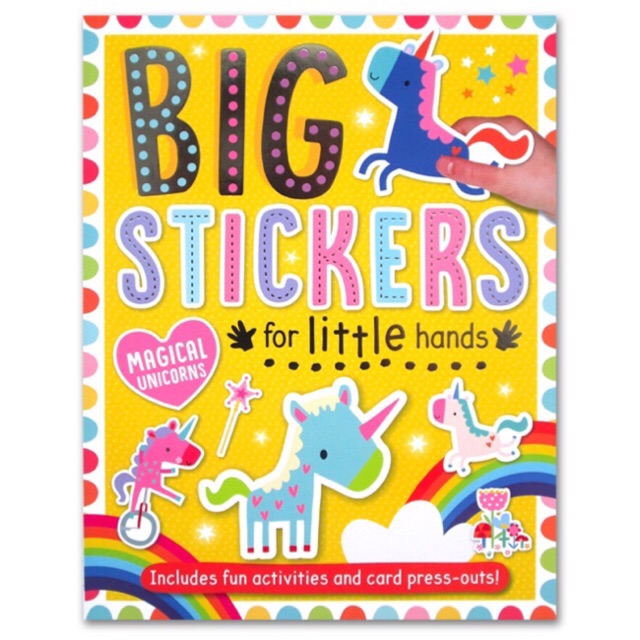 

Magical Unicorns Sticker Activity Book - Big Stickers For Little Hands