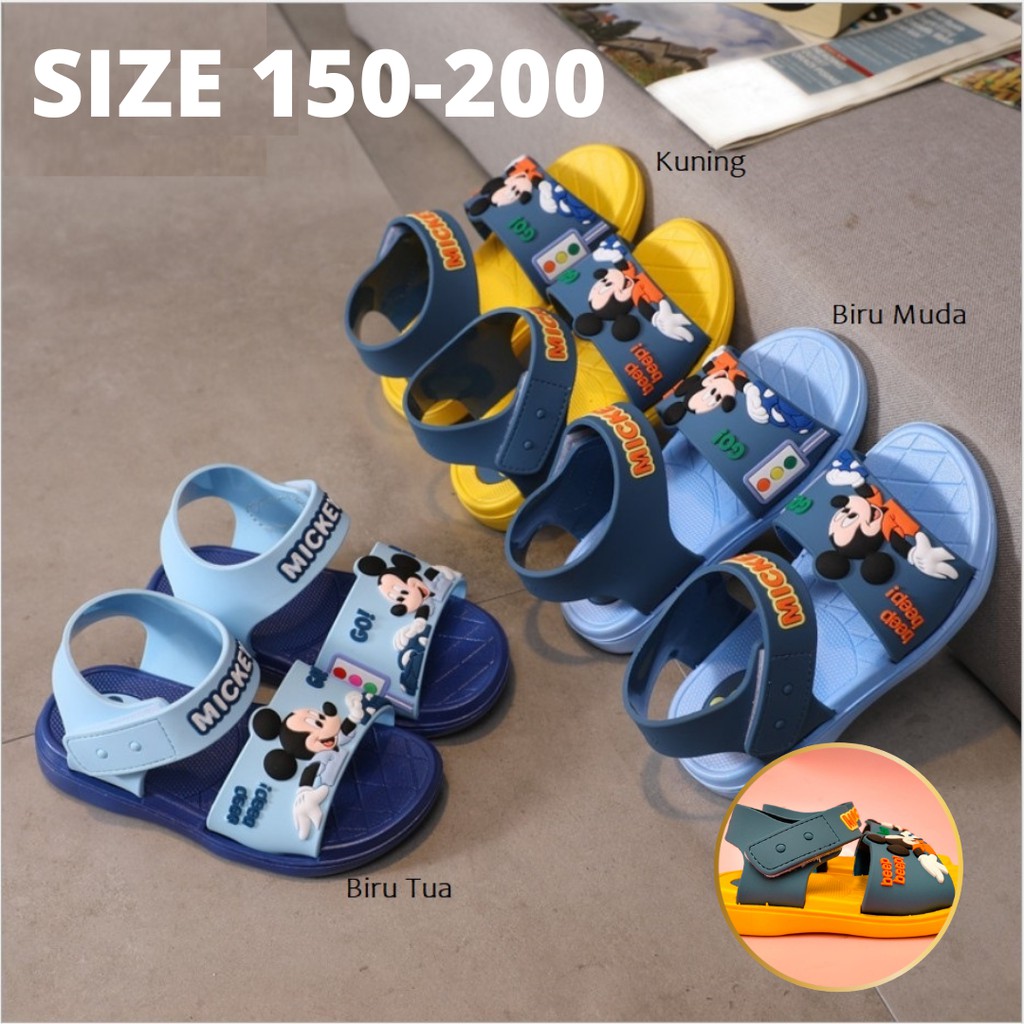 glorykidz Sepatu Sendal anak karakter kartun Sandal Karet Jelly anak SH2169