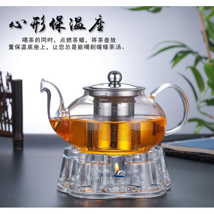 GS8 Homadise Teko Pitcher Teh Chinese Teapot Maker 600ml - TP-759 - Transparent