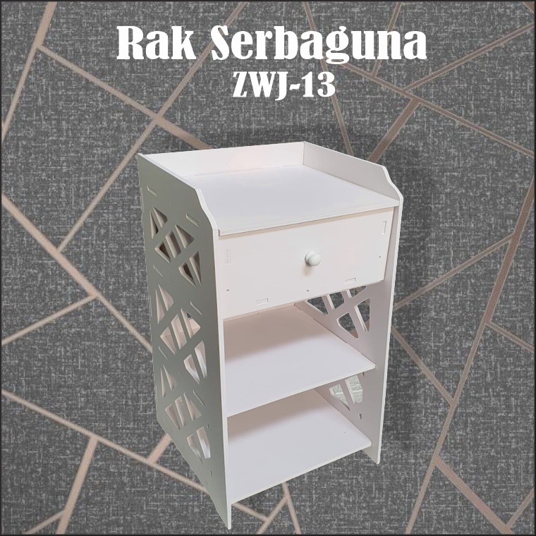 PROMO TERMURAH!!Table Meja Samping Tempat Tidur Storage Cabinet Tempat Penyimpan Kamar Mandi rak serbaguna