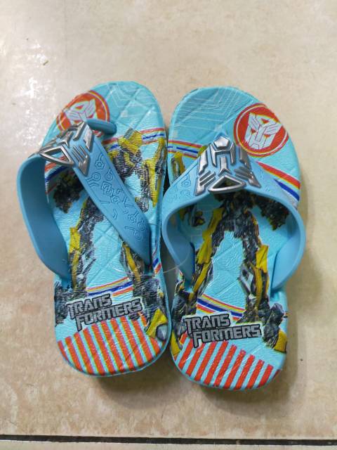 SALE STOCK Sandal Karakter Anak Laki Warna Random