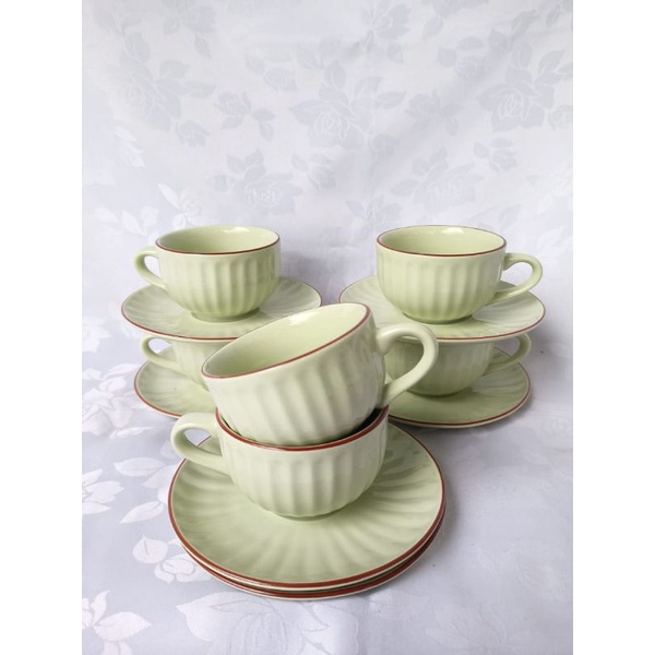 gelas kopin set motif