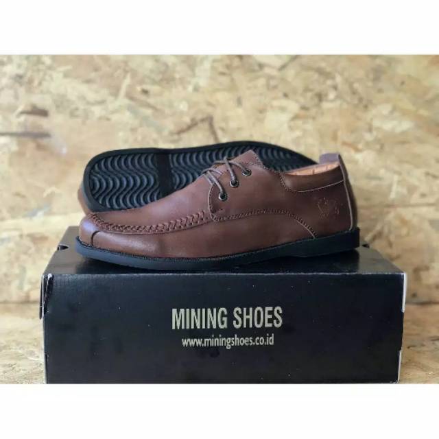 SEPATU KULIT PRIA MINING SHOES SEPATU FORMAL CASUAL DINAS KERJA KANTORAN SEPATU KEREN