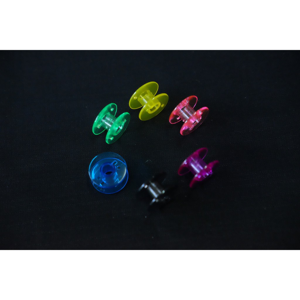 Bobbin/Spool/ SPUL WARNA WARNI Plastik (Mesin Jahit Portable)