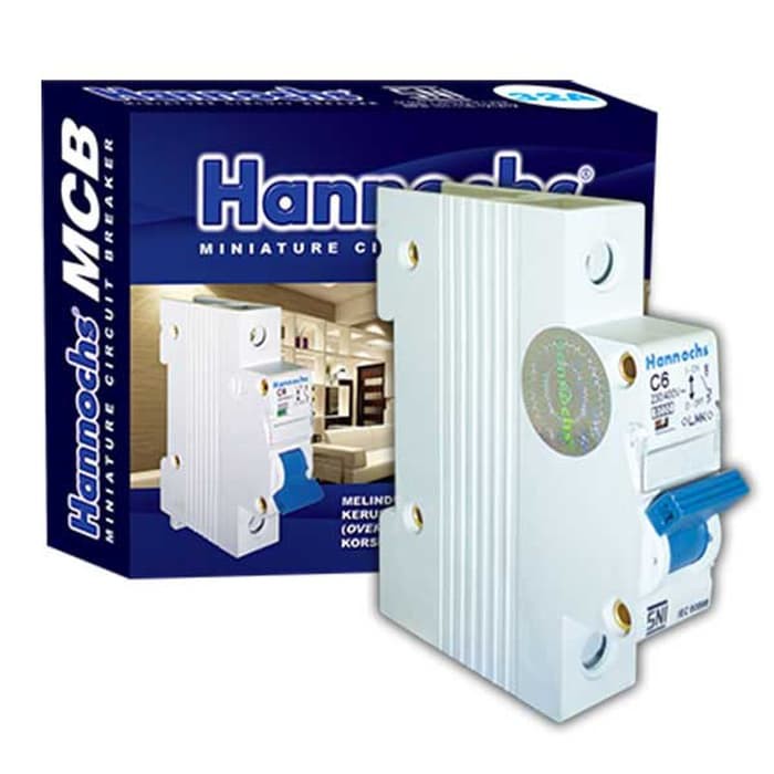 Stut MCB Hannochs 2A 4A 6A 2 4 6 10 Ampere SNI