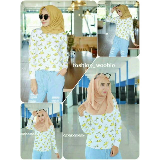 I. Sweater Banana GirlWhite