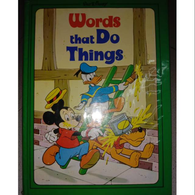 Words That Do Things WALT DISNEY Buku pembelajaran inggris