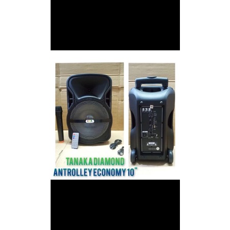 Speaker aktif portble. TANAKA DIAMOND ANTROLLEY 10INCH