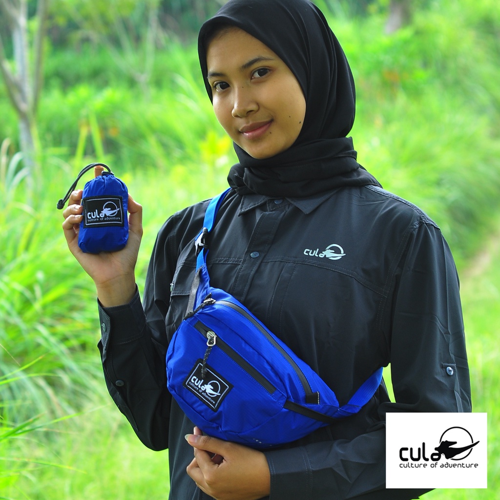 Waistbag Tas Pinggang CULA Waterproof Tas pinggang Lipat