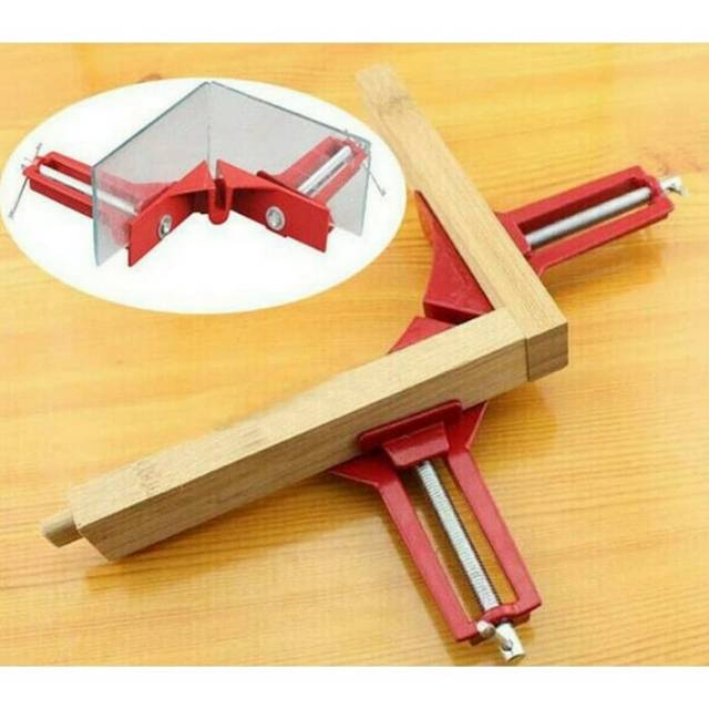 klem siku besi Clamp 3" Siku L Atau T Klem Sudut kayu Corner Craft Woodworking DIY catok siku