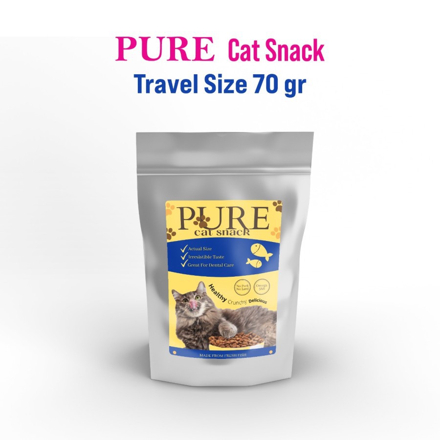 Draft] PURE Cat Snack 70gr - Cemilan Kucing 70 Gr  Shopee Indonesia