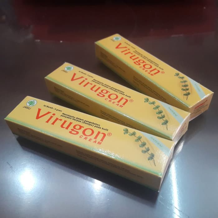 Obat Salep Kulit Krim Herpes Dompo VIRUGON CREAM