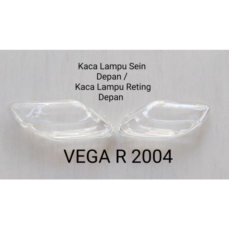 Kaca Lampu SEIN Depan VEGA R 2004/ Kaca Lampu RETING RETENG DEPAN Yamaha VEGA R 2004 Putih Bening