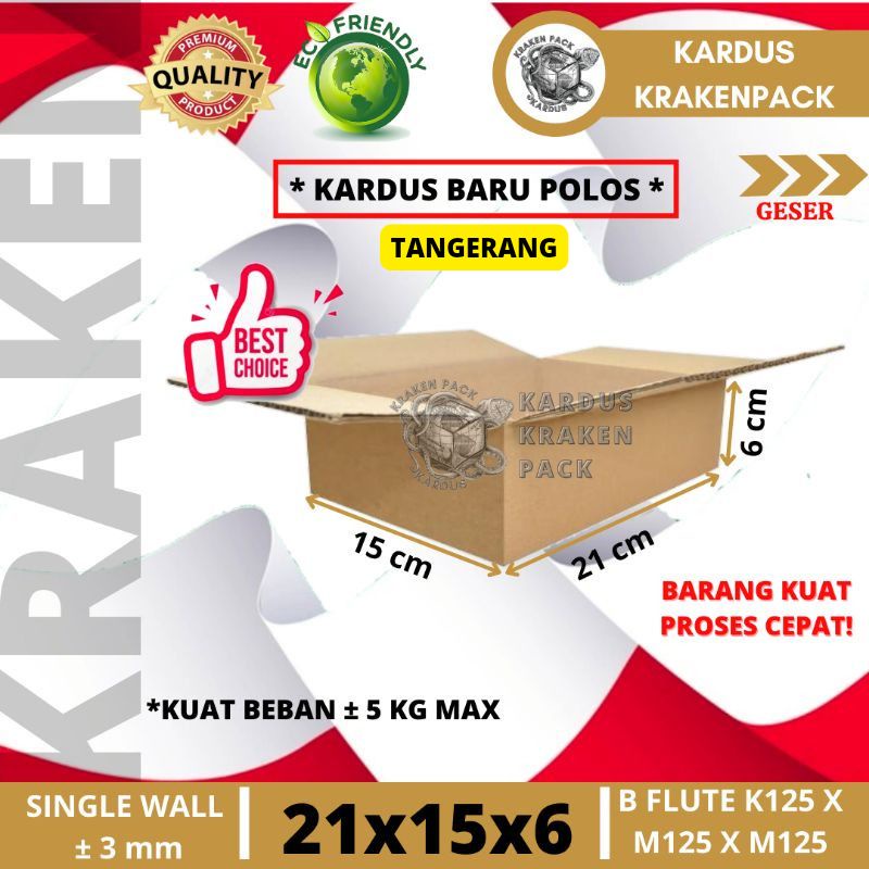 

DUS PACKING 21x15x6 cm BARU POLOS KUAT KARTON BOX DUS COKLAT PACKING MURAH 21 x 15 x 6 cm