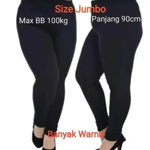 legging dewasa jumbo max bb 120kg pilih warna