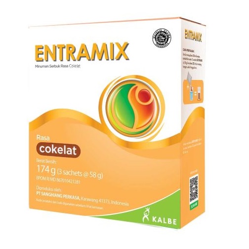 Entramix Cokelat 174 gr Kalbe