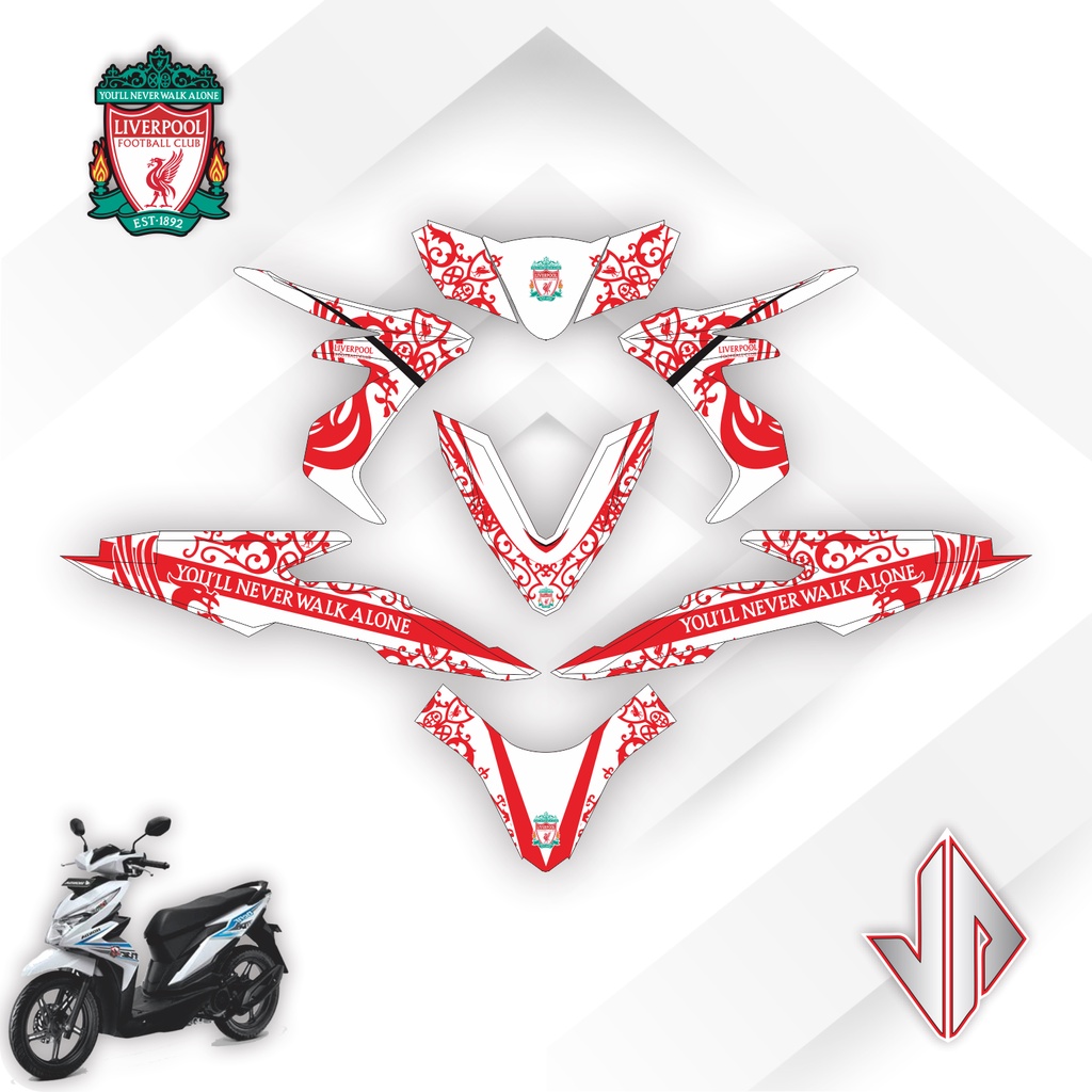 Decal Sticker / Stiker Beat FI 2016 2017 2018 2019 40 Liverpool