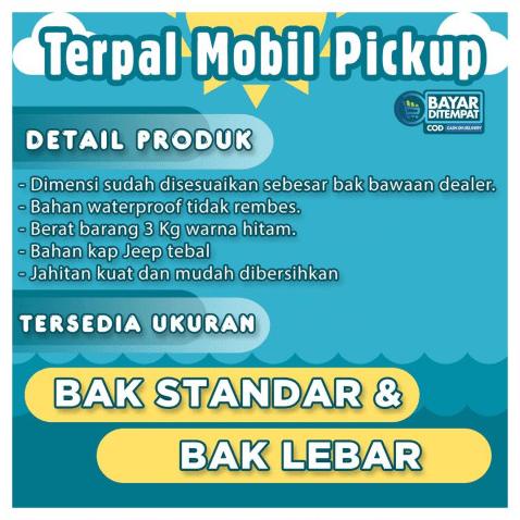 Cover Tutup Mobil Terpal Bak Pick Up Grand Max Granmax Pickup Gran