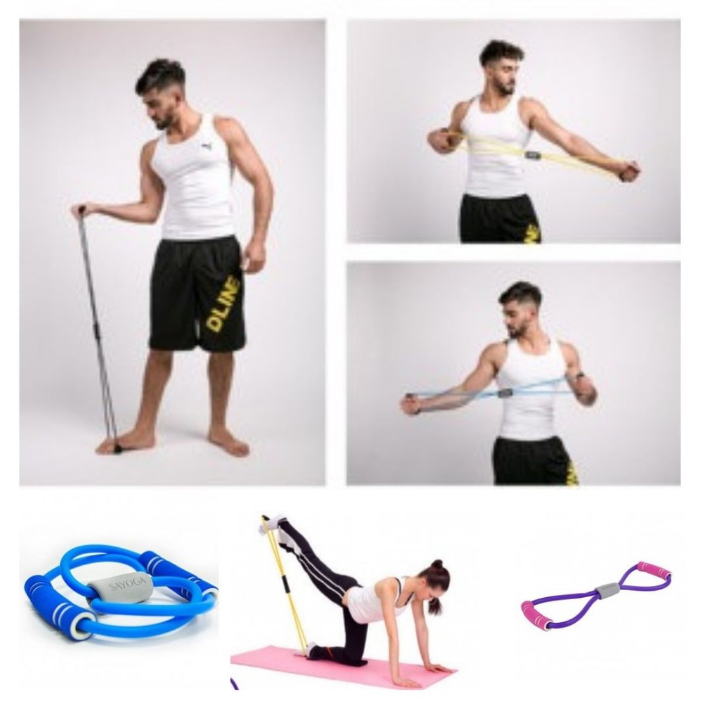 Alat Tarik Tali Stretching Yoga Fitness Power Resistanace 111140