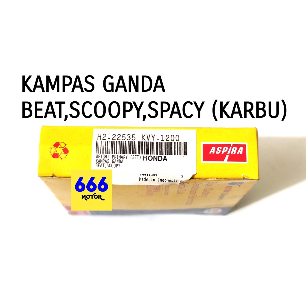 KAMPAS GANDA BEAT SCOOPY SPACY (KARBURATOR) ASPIRA H2-22535-KVY-1200