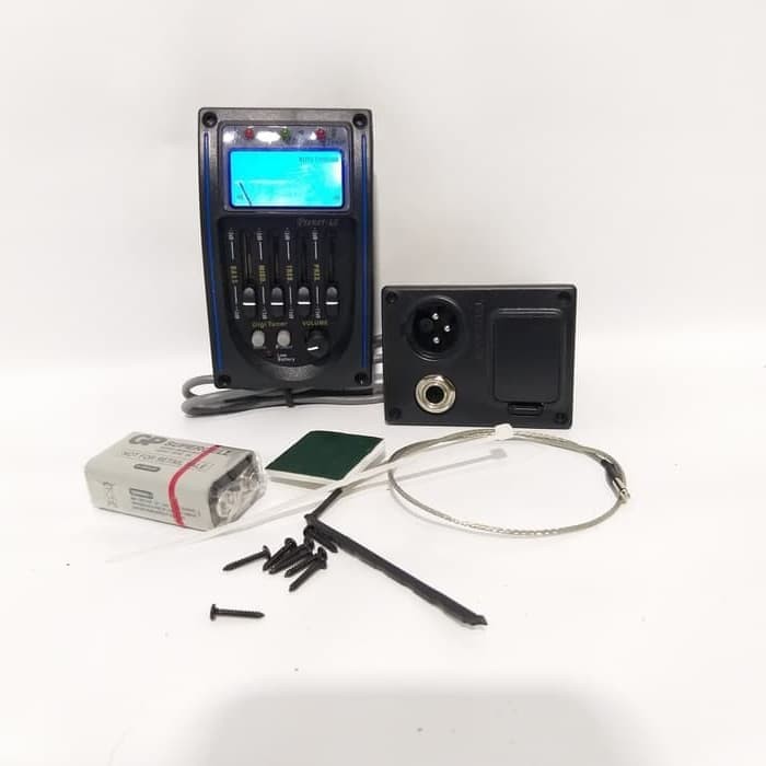 Preamp / Spul gitar / Equalizer Tuner Prener LC gitar akustik