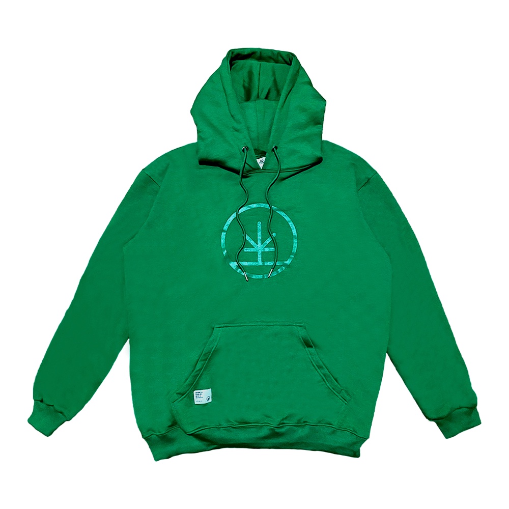 LGN ORIGINAL LOGO HOODIE - HIJAU