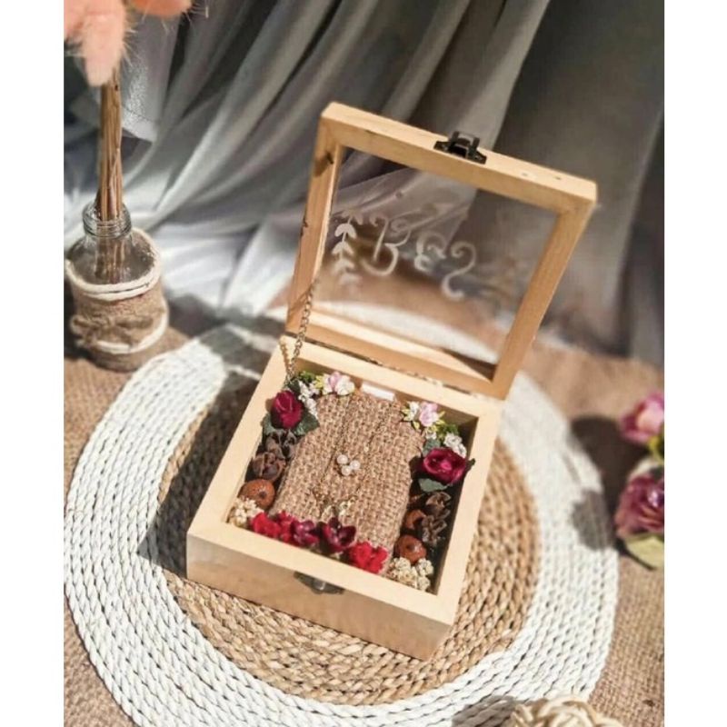 kotak cincin(kotak saja) rustic kotak seserahan ring box tempat cincin rustic rustic